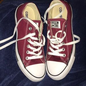 Maroon Converse